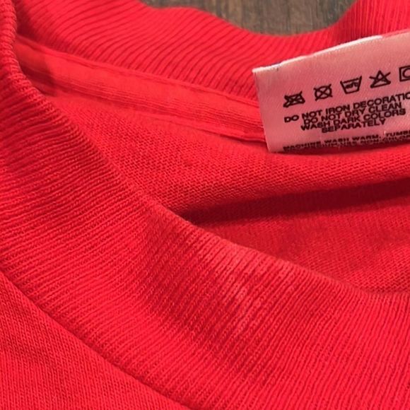 Nebraska Huskers Tee single stitched  90s Cornhuskers NCAA Football USA Size L - Picture 11 of 11